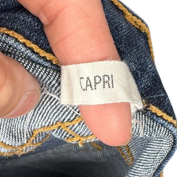 |EUC| RAG & BONE Denim Cropped Asymmetrical Hem Jeans - Picture 9 of 9